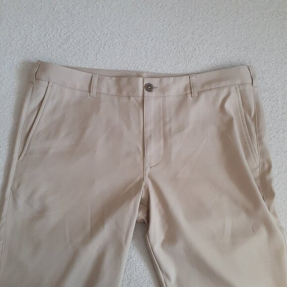 Mizzen+Main Men's Size 36X30 Beige Baron Chino Trim Fit Trouser Pants - Picture 6 of 11